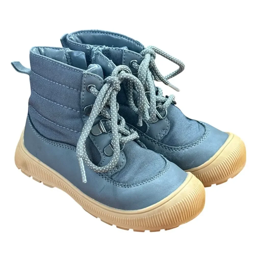 Cat Jack Gray Fox Combat Sneaker Boots Gray High Top Toddle Little Kid 9 Boys